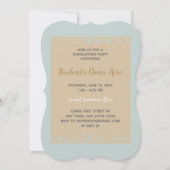 Invitation Fête photo simple Graduation (Dos)