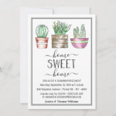 Invitation Fête Plante du réchauffement climatique (Devant)