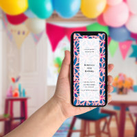 Fête polyvalente inspirée de découpes florales ros