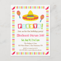 Fête pour enfants Thème Mexicain Sombrero Coloré