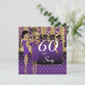 Invitation Fête pour les 60 ans (Debout devant)