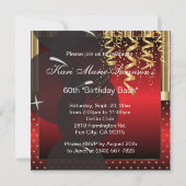 Invitation Fête pour les 60 ans d'une fille (Dos)