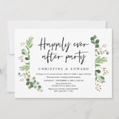 Invitation Fête pour toujours heureuse, Mariage en fuite (Devant)