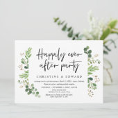 Invitation Fête pour toujours heureuse, Mariage en fuite (Debout devant)