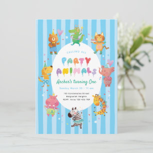 Invitation Fête pour tous les fêtards, Thème de fête pour enf