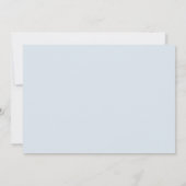 Invitation Fête pour un Bonheur Éternel, Dîner de Mariage Rom (Dos)