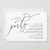 Invitation Fête pour un Bonheur Éternel, Dîner Romantique Dan (Devant)