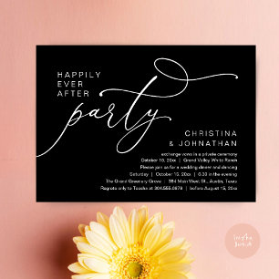 Invitation Fête pour un dénouement heureux, Dîner de mariage 