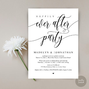 Invitation Fête pour un Mariage de Rêve, Dîner de Mariage
