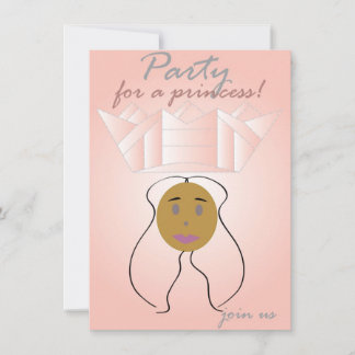 Invitation Fête Pour Une Princesse