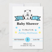 Invitation Fête prénatale (Devant)