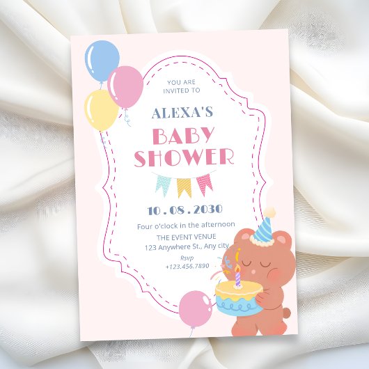 Invitation Fête prénatale