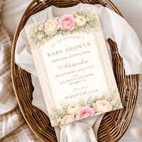 Fête Prénatale aux Ranunculus Rosés et aux Roses