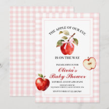 Fête prénatale Coquette Bébé Fille Ruban Rose Pomm