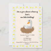 Invitation Fête Prénatale de Maman Canard (Devant)