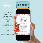 Invitation Fête prénatale de Noël pour bébé afro-américain vi