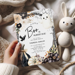 Invitation Fête Prénatale Fantaisiste Un Petit Boo Bébé