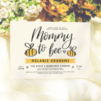 Fête Prénatale « Mommy To Bee » Lettres et Nid d'A