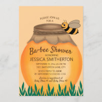 Fête Prénatale Pot de Miel et Bébé Abeille