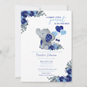 Invitation Fête Prénatale pour Bébé Elephant Boy