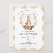 Invitation Fête prénatale pour l'arrivée d'une petite citroui (Devant)