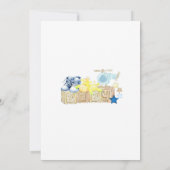 Invitation Fête prénatale pour un ourson (Dos)