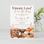 Invitation Fête Prénatale S'more Love (Debout devant)