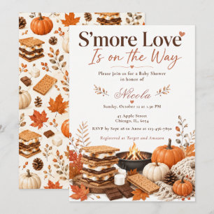 Invitation Fête Prénatale S'more Love
