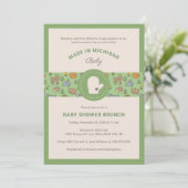 Invitation Fête Prénatale sur les Animaux des Forêts du Michi (Debout devant)