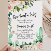 Invitation Fête Prénatale Taco à propos d'un bébé