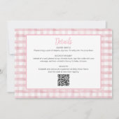 Invitation Fête Prête À Éclater Code QR Bouteille De Soda Ros (Dos)