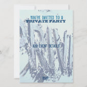 Invitation Fête privée d'hommes (Dos)