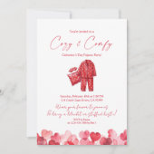 Invitation Fête pyjama de Galentine's Cozy & Confortable (Devant)
