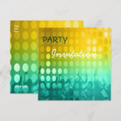 Invitation Fête Rave (Devant / Derrière)