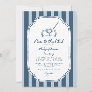 Invitation Fête rayée Prépa Nouveau au Club Golf Filleul