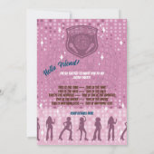 INVITATION FÊTE RÉTRO (Dos)