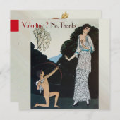 INVITATION FÊTE RÉTRO ANTI SAINT-VALENTIN BOURRAGE DE SIGNAUX (Devant / Derrière)