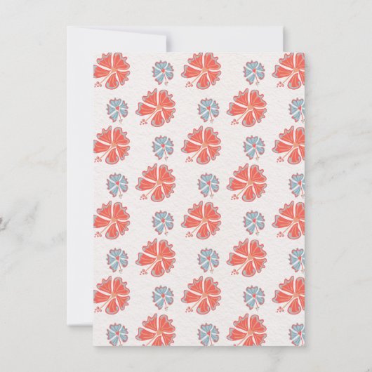 Invitation Fête Rétro Fille de Hula Luau Hawaïen (Dos)