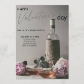 Invitation Fête romantique de la Saint-Valentin (Devant)