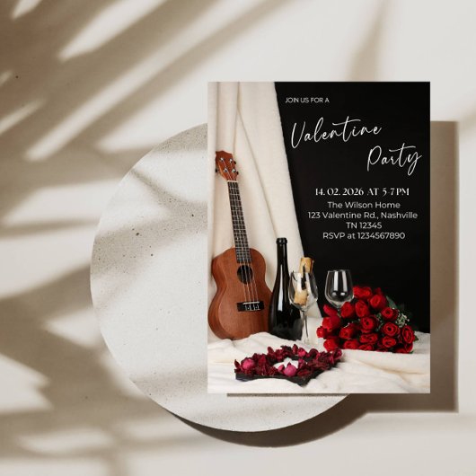 Invitation Fête romantique de la Saint-Valentin