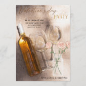 Invitation Fête romantique de la Saint-Valentin (Devant)