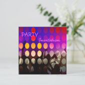 Invitation fête rose rave (Debout devant)