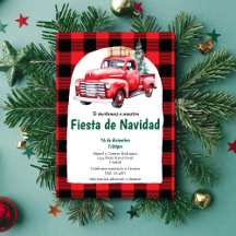 Fête Rouge espagnole de Navidad Noël