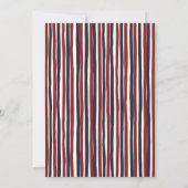 Invitation Fête rustique du 4 juillet (Dos)