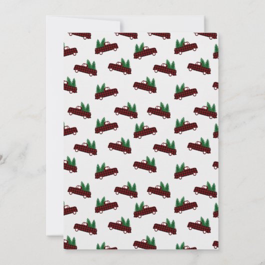 Invitation Fête Rustique Personnalisable (Dos)