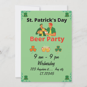 Invitation Fête Saint-patricks