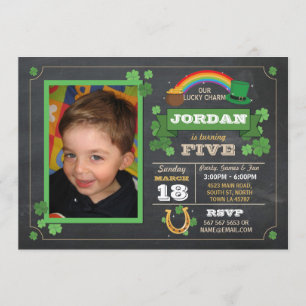 Invitation Fête Saint-Patricks Anniversaire de la fête Photo