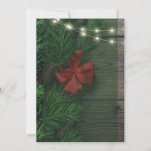 Invitation Fête simple Joyeux de Noël de marque personnalisée (Dos)