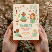 Invitation Fête Spa Enfants Anniversaire