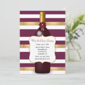 Invitation Fête sur le thème du Vin (Debout devant)